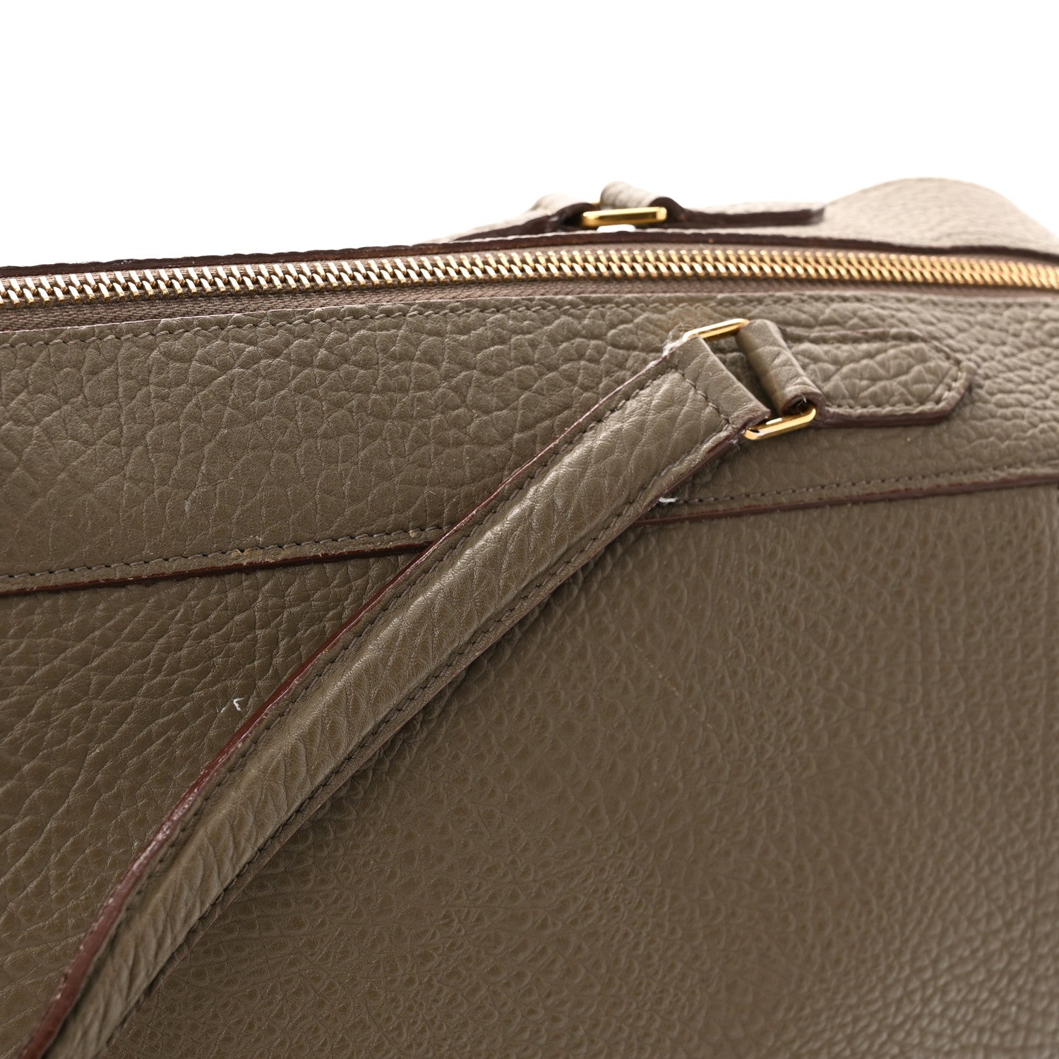 Celine Bullhide Calfskin Small Ring Bag Souris 11 of 17