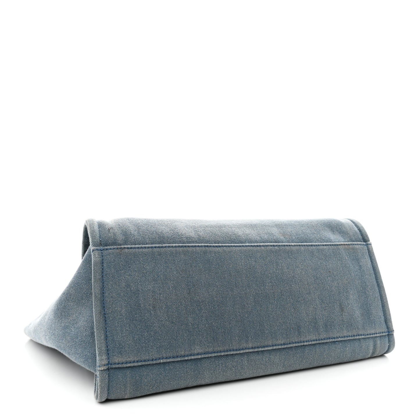 Canvas Sequin Medium Deauville Tote Navy