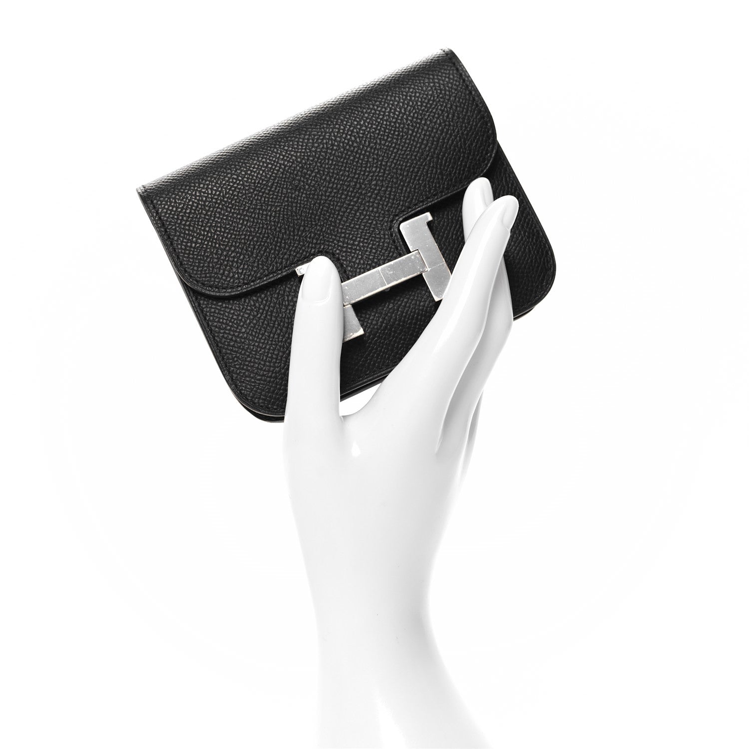 Hermes Epsom Constance Slim Wallet Black 2 of 8