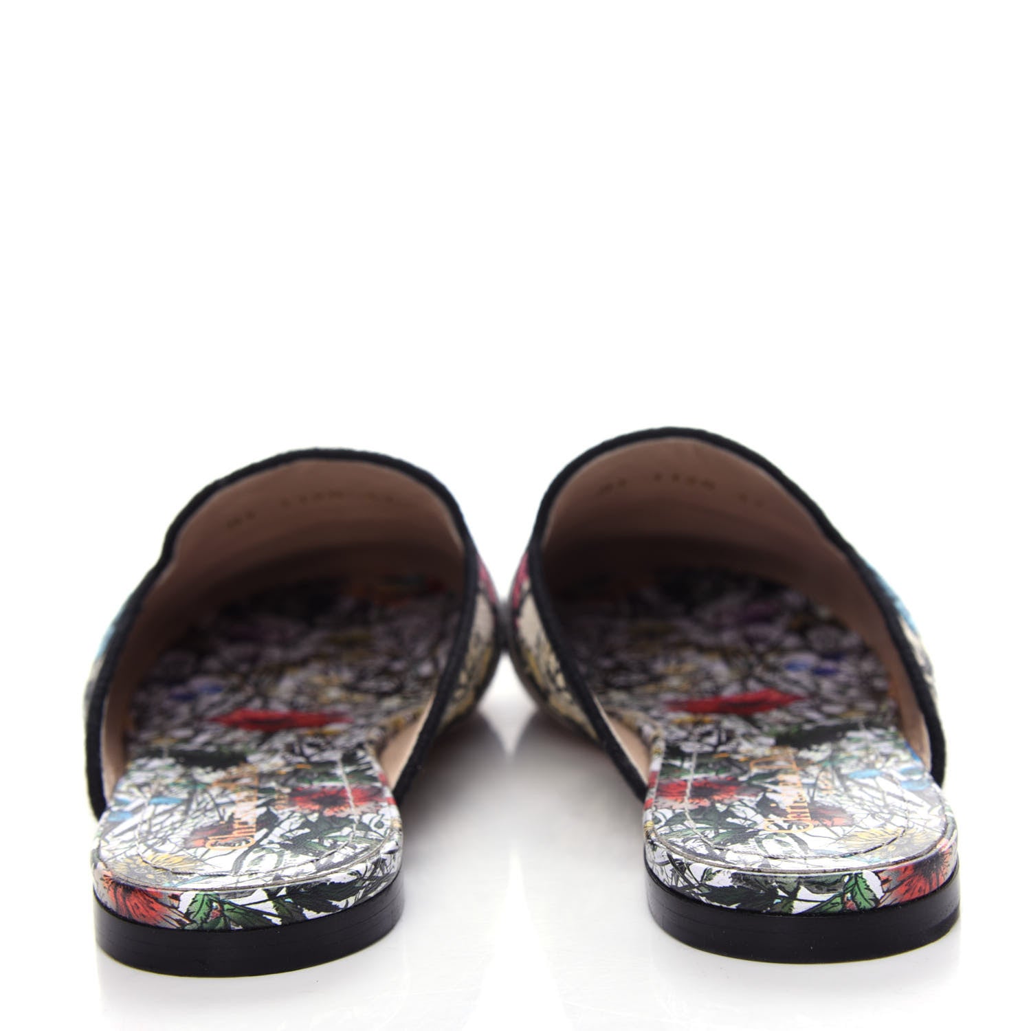 Christian Dior Canvas Cotton Embroidered Mille Fleurs Dioriviera Mules 37 Multicolor 7 of 10