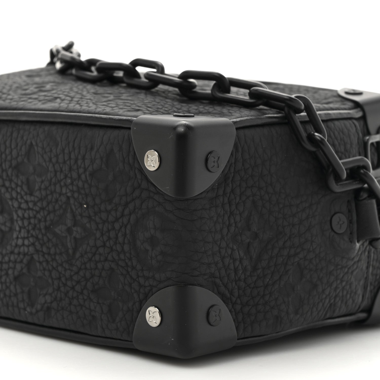 Louis Vuitton Taurillon Monogram Mini Soft Trunk Black 8 of 10