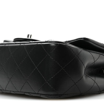 Chanel Lambskin Quilted Mini Rectangular Flap Black 10 of 11