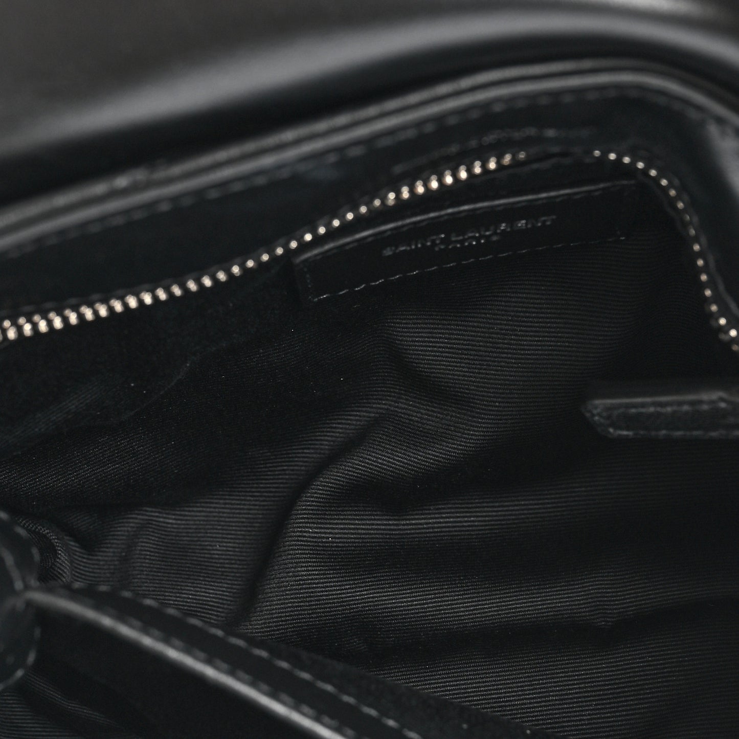 Calfskin Y Quilted Monogram Toy Loulou Crossbody Bag Black