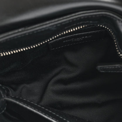 Saint Laurent Calfskin Y Quilted Monogram Toy Loulou Crossbody Bag Black 6 of 11