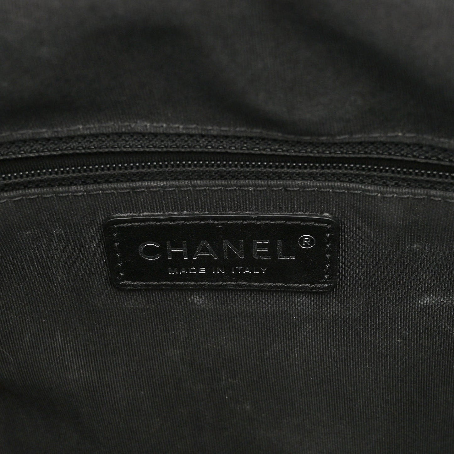 Aged Calfskin Chevron Medium Soft Bowling Bag Black