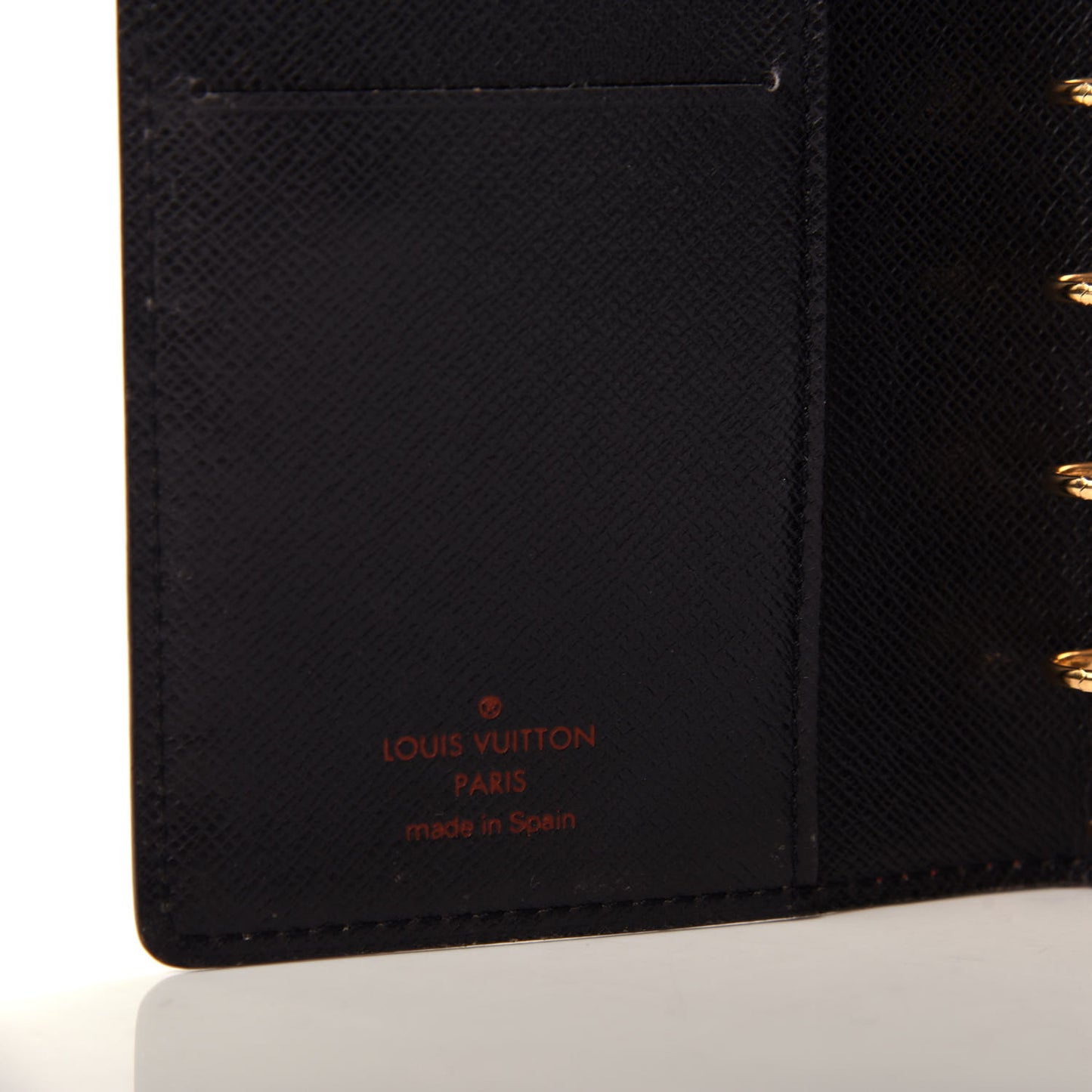 Epi Medium Ring Agenda Cover Rouge
