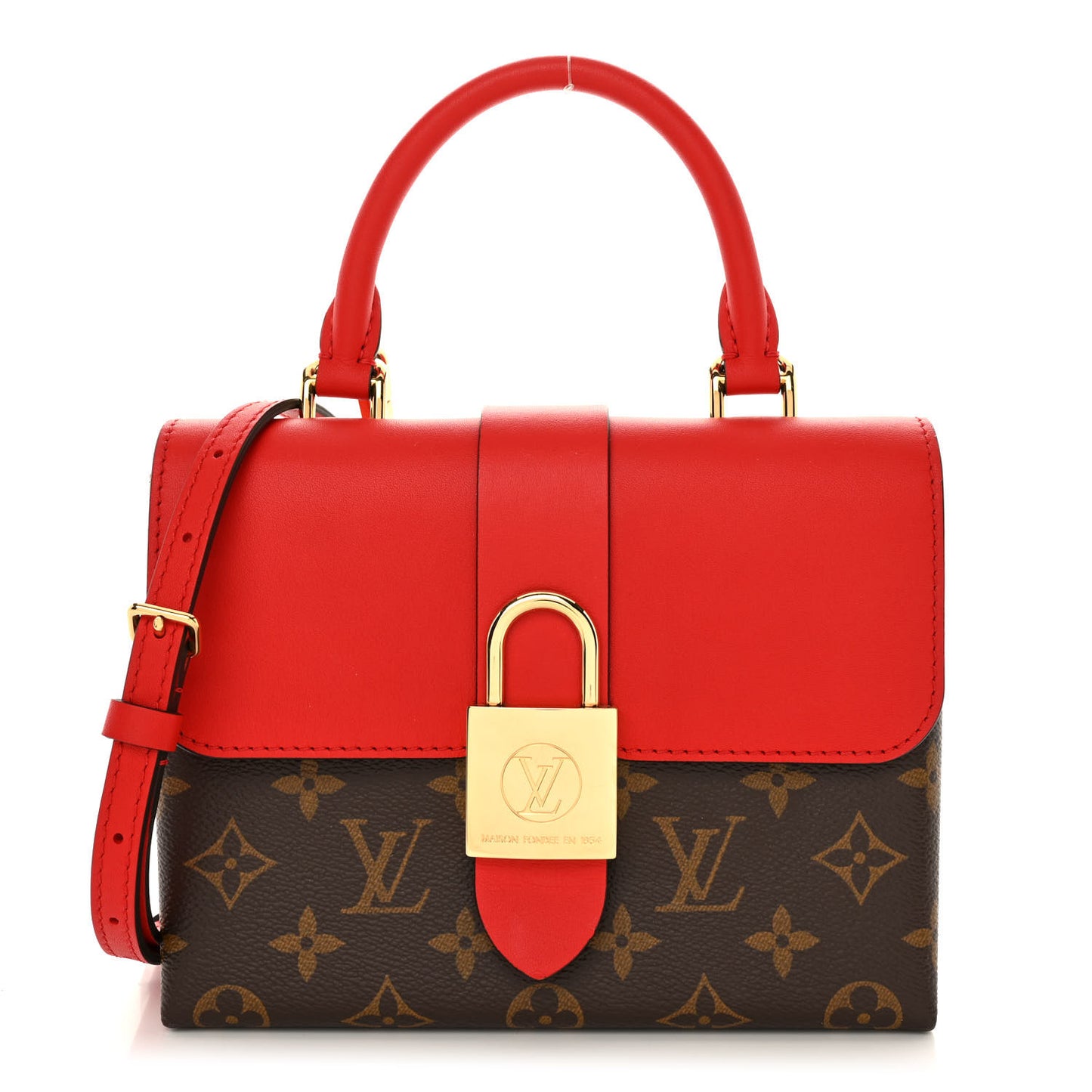 Monogram Locky BB Coquelicot
