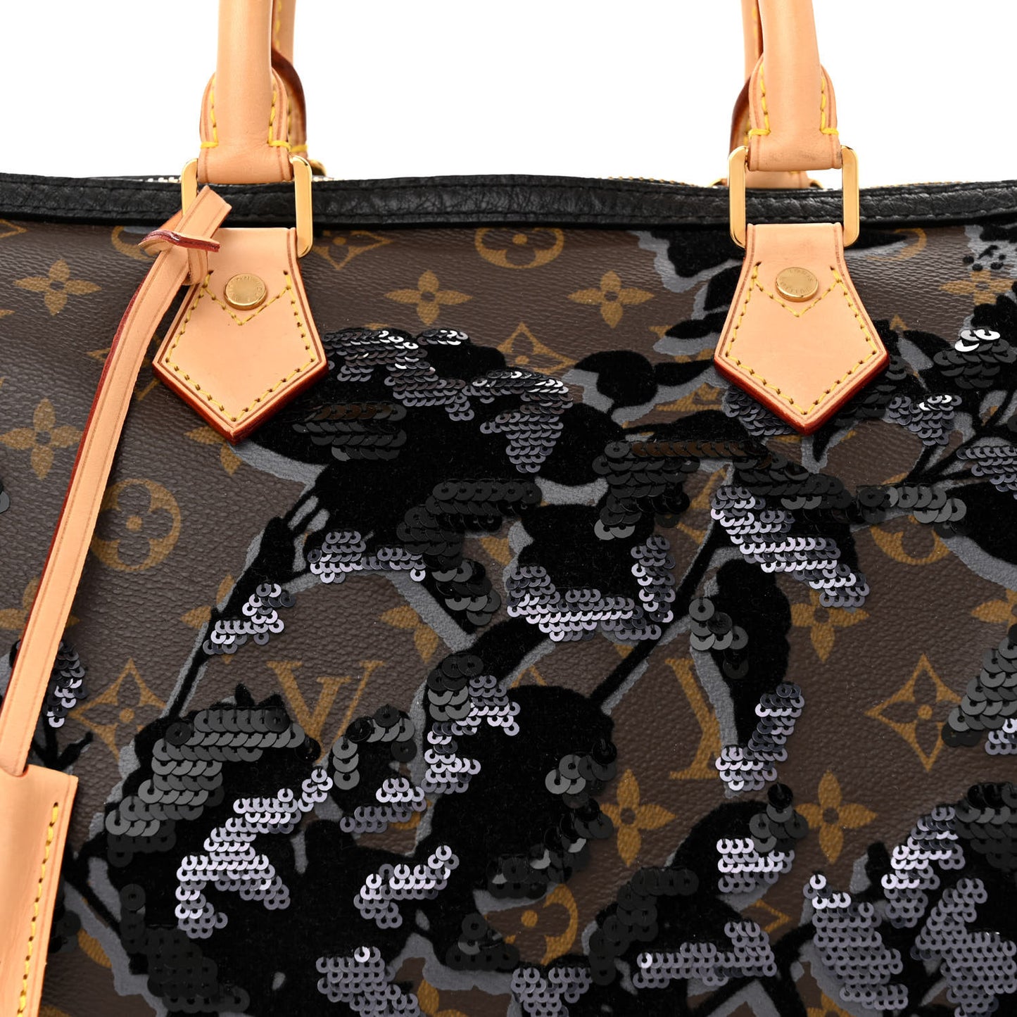 Monogram Fleur De Jais Sequins Speedy 30