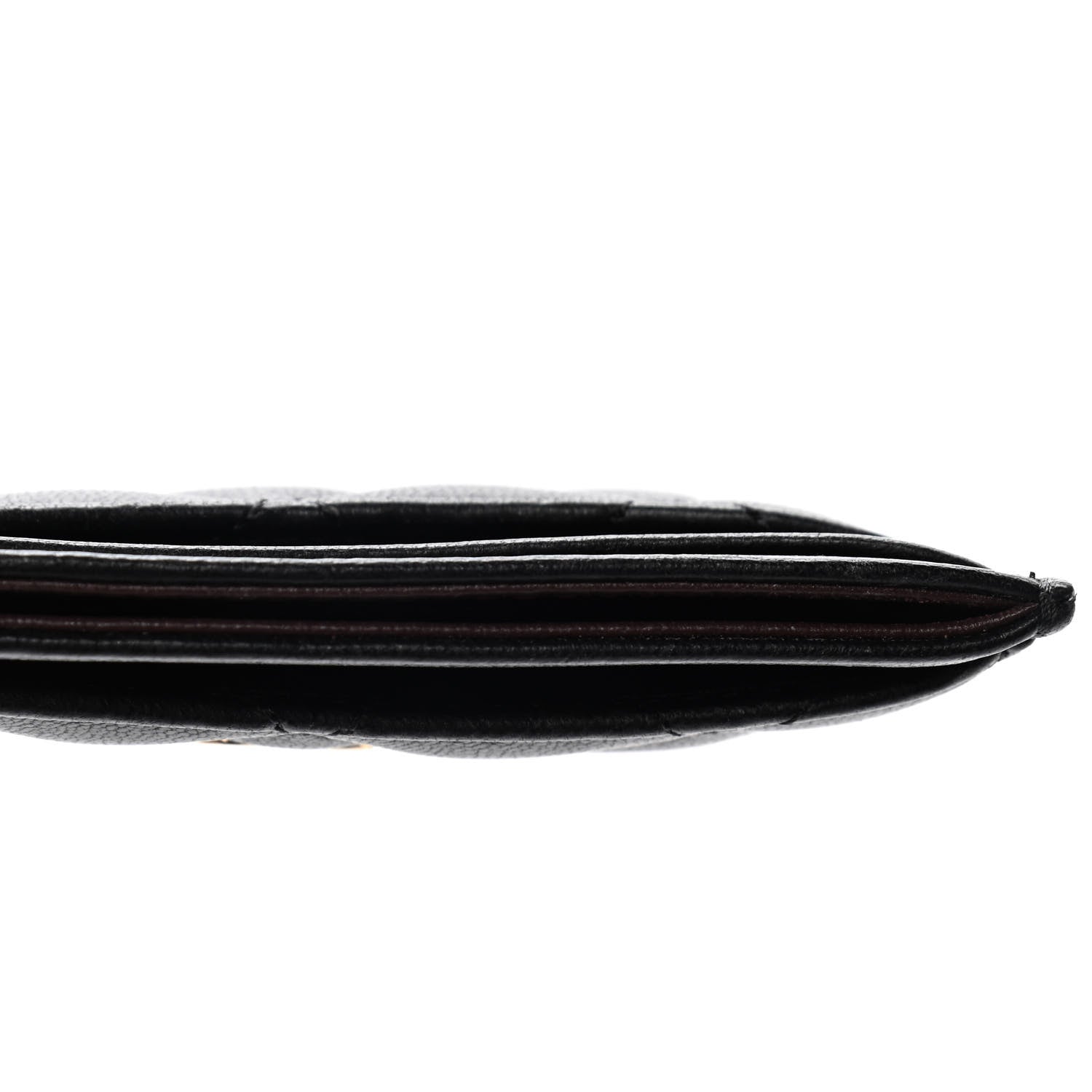 Chanel Lambskin Quilted Card Holder Black 5 of 5