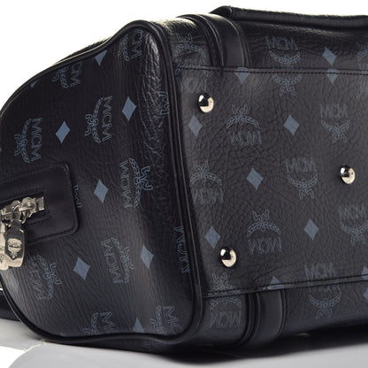 MCM Visetos Small Boston Bag Black 14 of 17