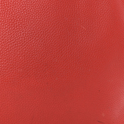 Prada Vitello Daino Side Zip Shopper Tote Rosso 15 of 18
