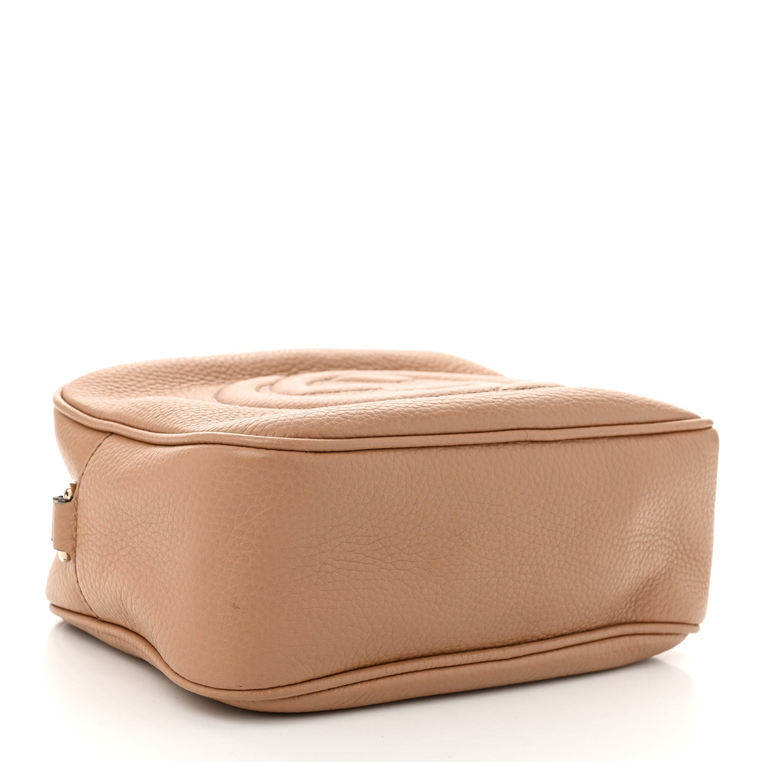 Gucci Pebbled Calfskin Small Soho Disco Bag Camelia 4 of 10