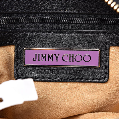 Jimmy Choo Calfskin Lois Shoulder Bag Black 7 of 14