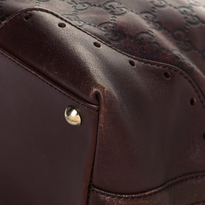 Gucci Guccissima Large Punch Tote Chocolate Brown 9 of 23