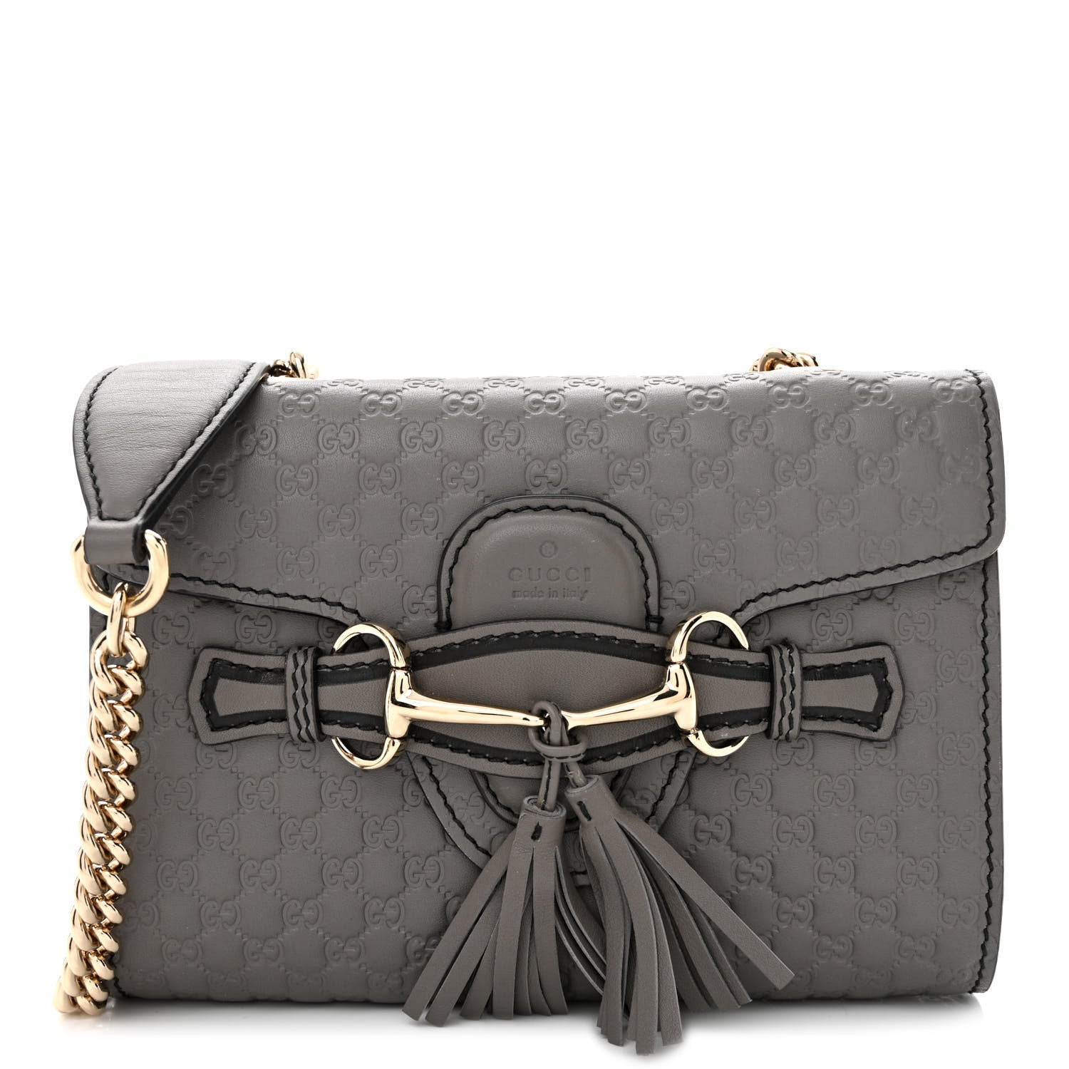 Gucci Soft Microguccissima Mini Emily Chain Shoulder Bag Loess 1 of 10