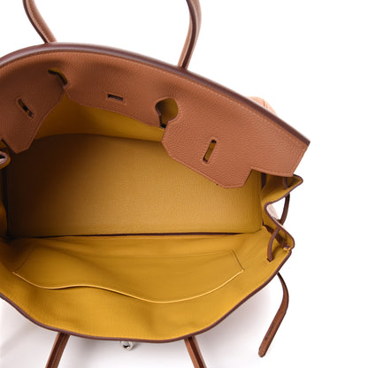 Hermes Togo Swift Officier Birkin 35 Gold Ambre 4 of 9