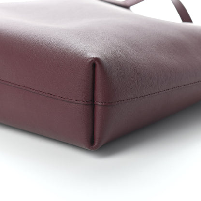 Saint Laurent Calfskin Toy Shopping Tote Dark Red 8 of 8