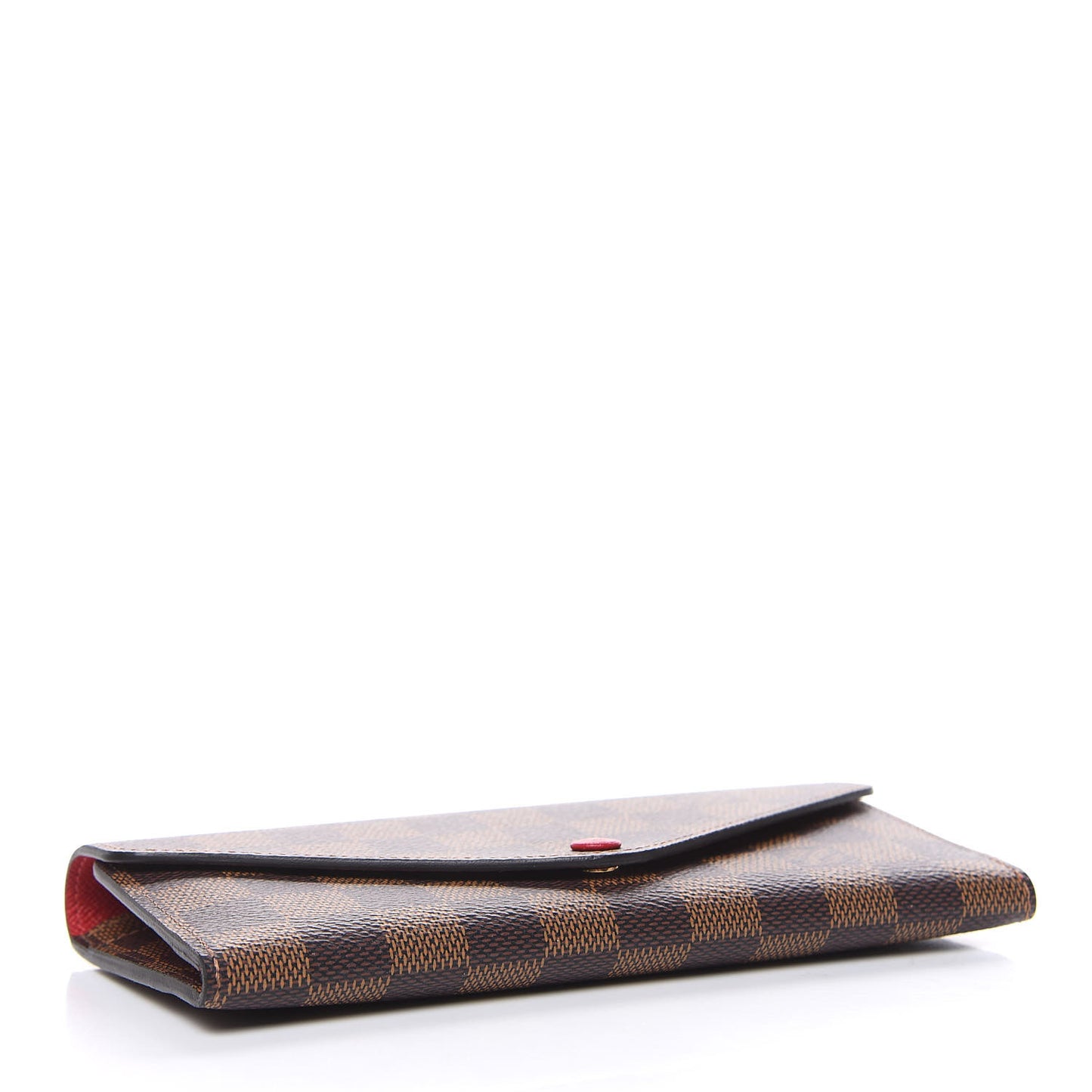 Damier Ebene Josephine Wallet Red