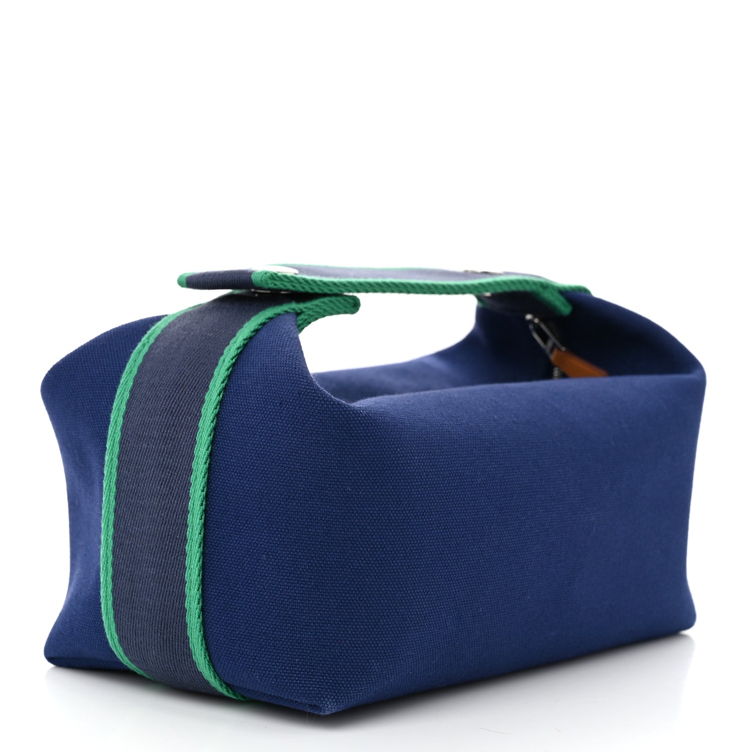 Hermes Canvas Small Bride-A-Brac Pouch Marine 3 of 12