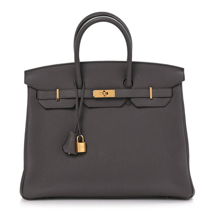 Hermes Togo Birkin 40 Etain 1 of 12