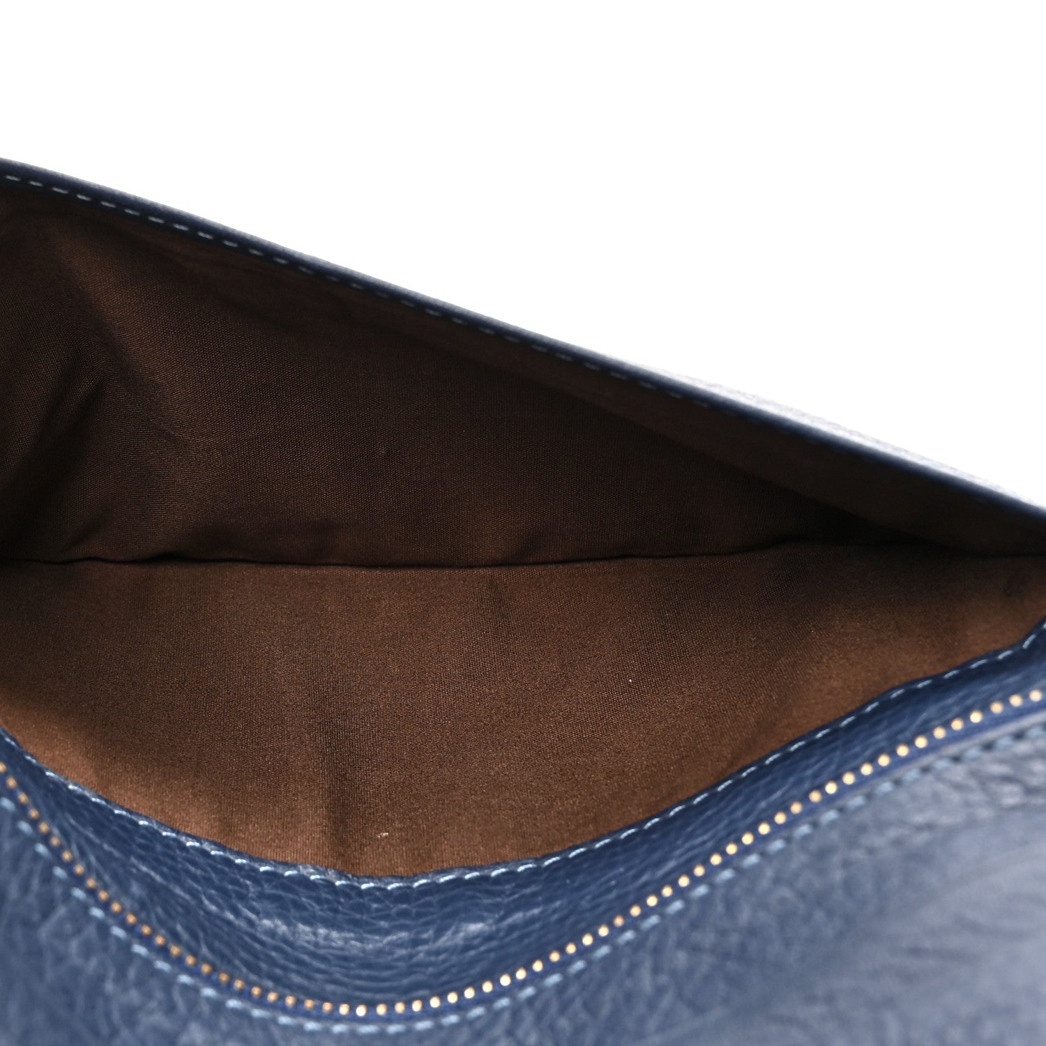 Chloe Grained Calfskin Marcie Long Zip Around Wallet Dark Blue 6 of 14
