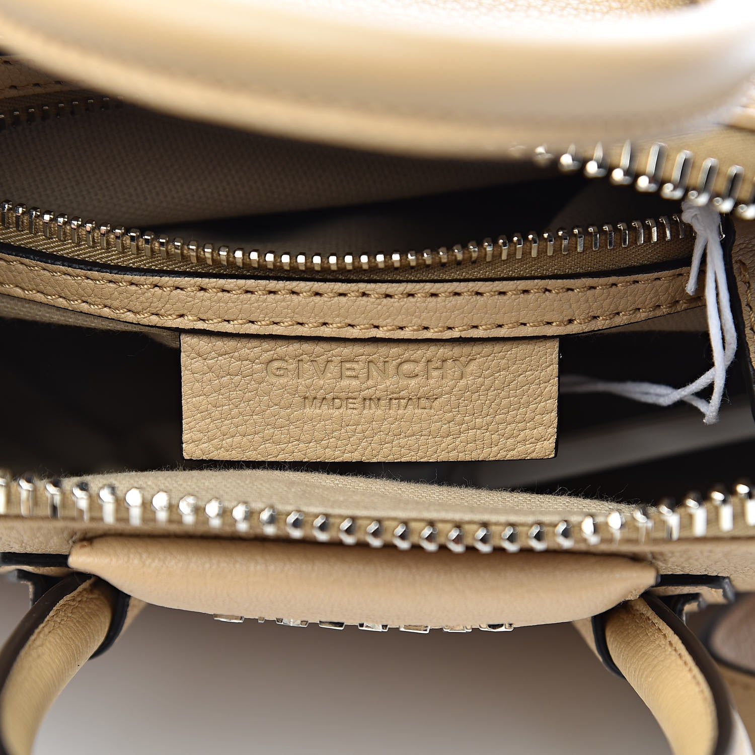 Givenchy Sugar Goatskin Mini Antigona Beige Camel 6 of 10