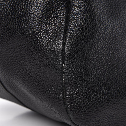 Prada Vitello Daino Side Pocket Hobo Black 8 of 17