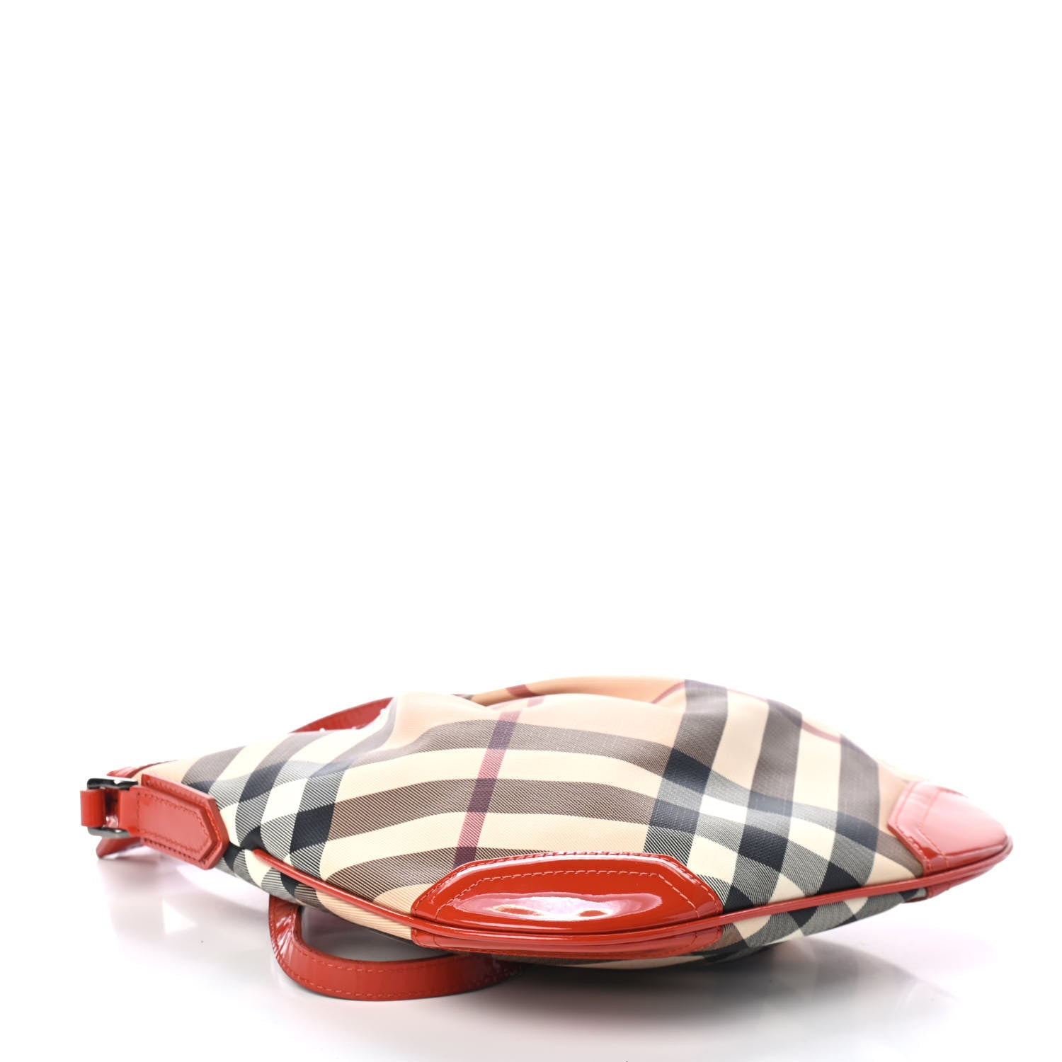 Burberry Supernova Check Small Julia Crossbody Bag Orange 3 of 4