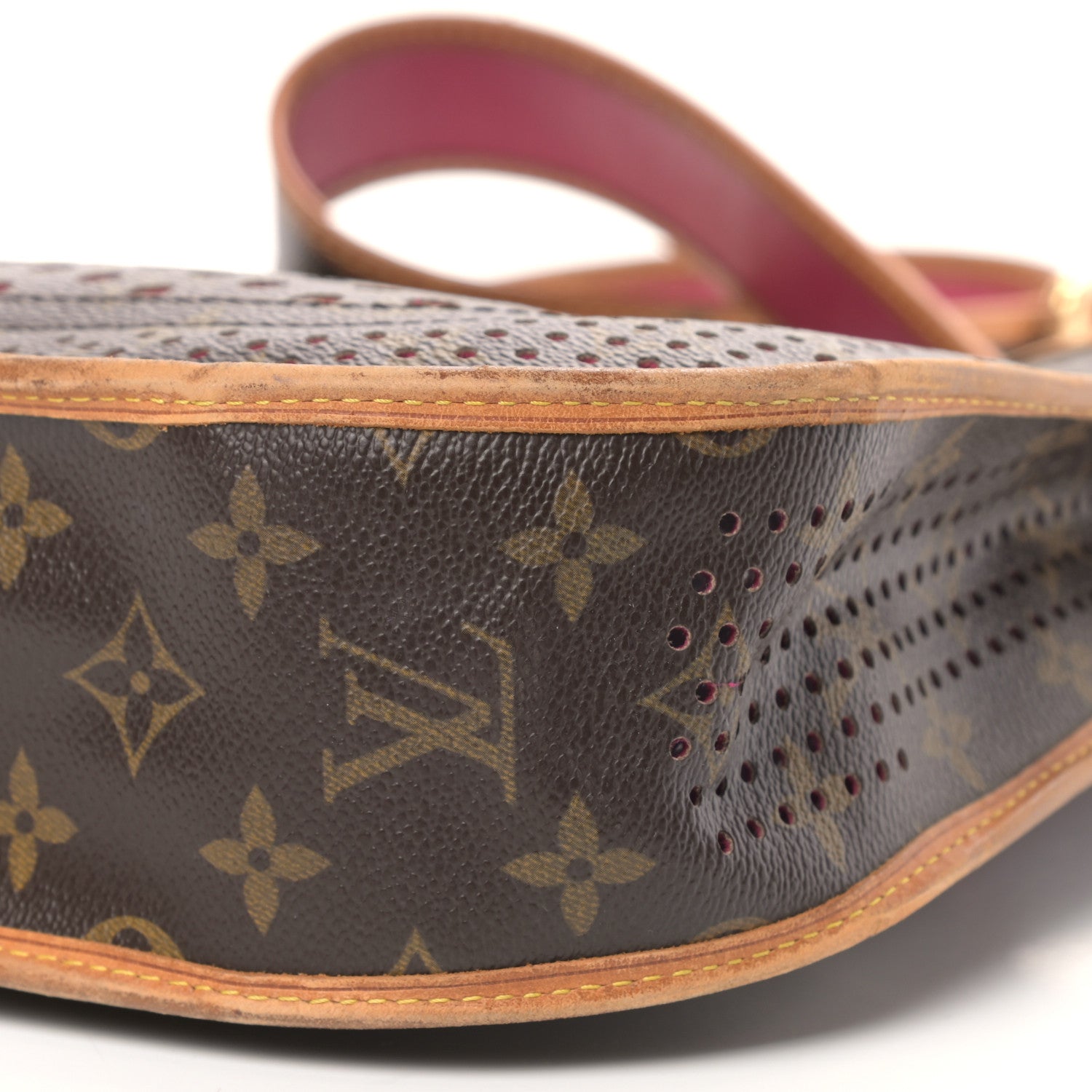 Louis Vuitton Monogram Perforated Musette Fuchsia 8 of 13