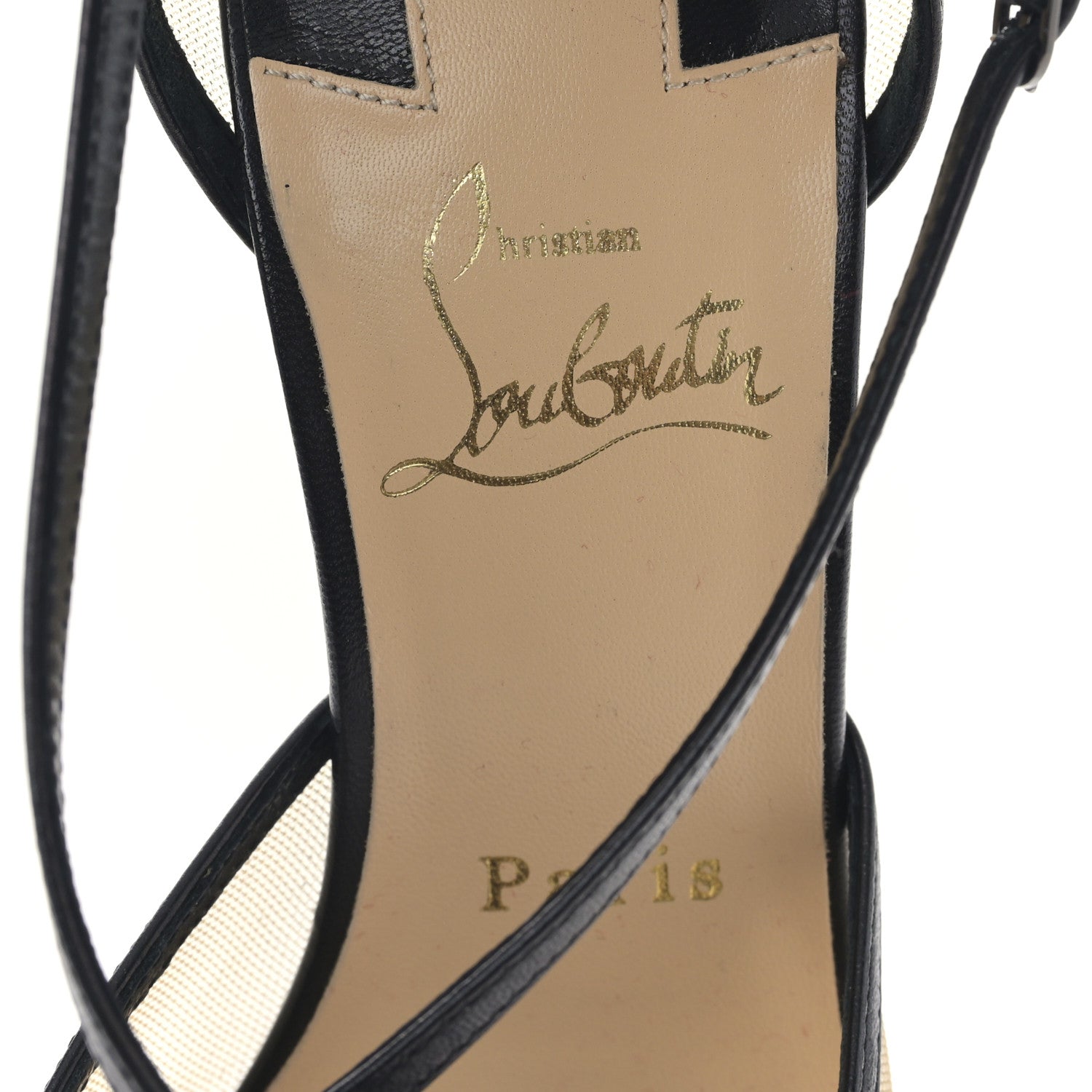 Christian Louboutin Kid Rete Theodorella 100 Pump 37 Black 7 of 7