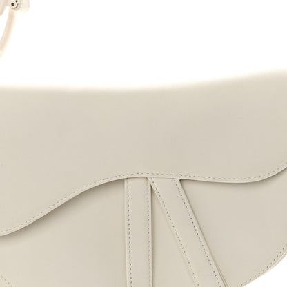 Christian Dior Ultra Matte Calfskin Saddle Bag Off White 8 of 12