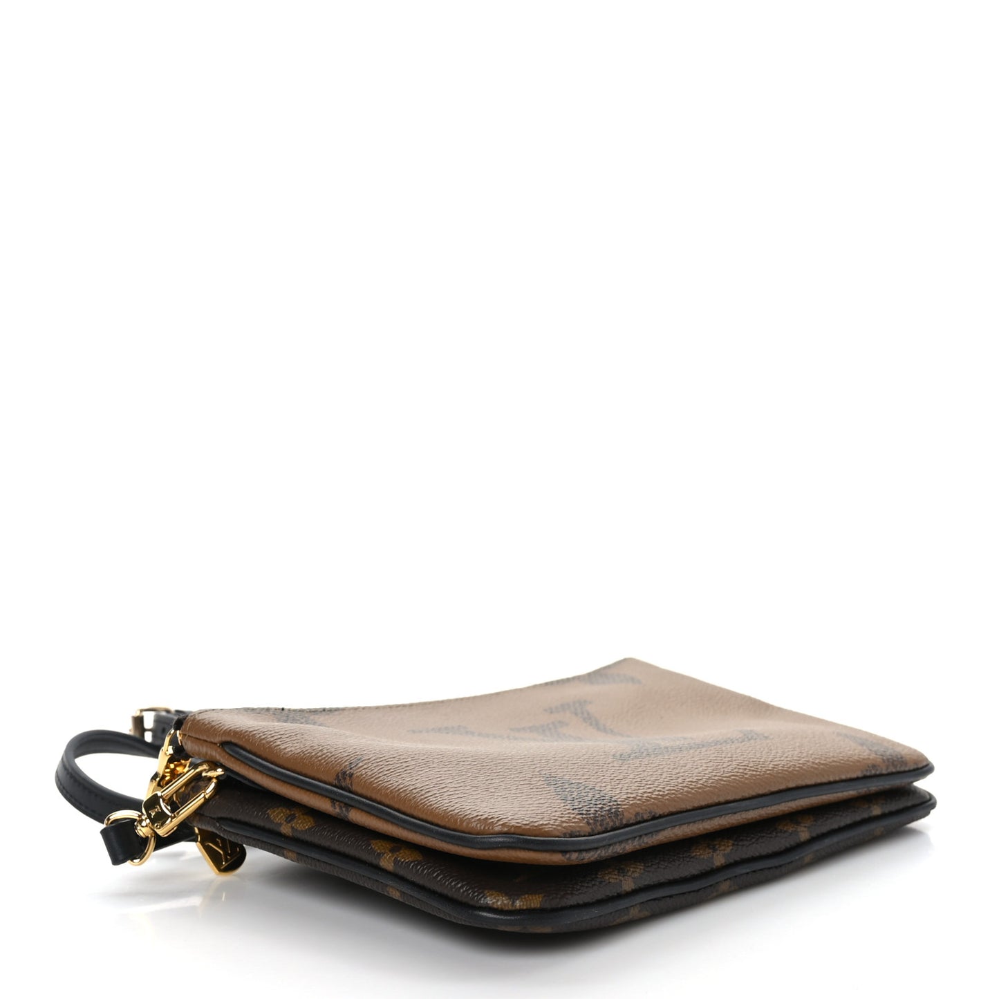 Reverse Monogram Giant Double Zip Pochette