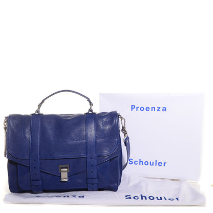 Proenza Schouler Lambskin PS1 Large Satchel Cobalt 9 of 13