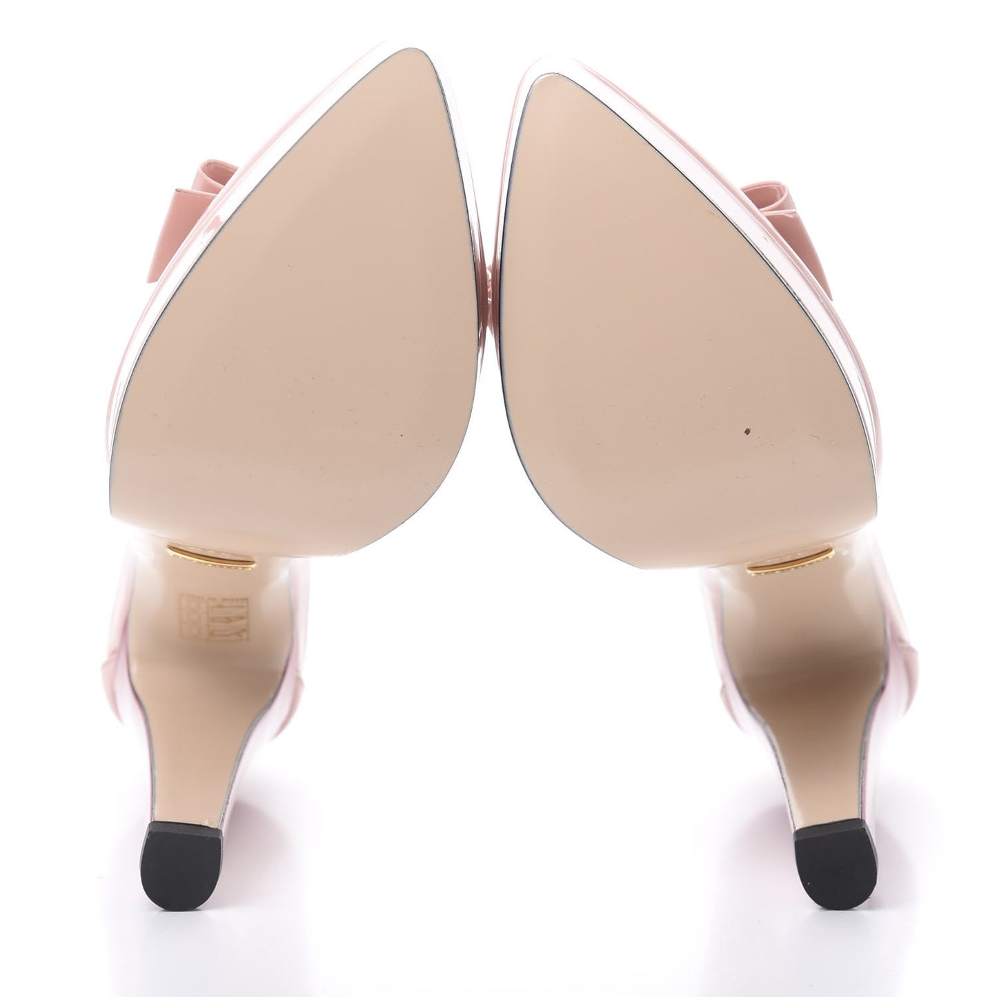 Patent Crystal GG Bow Sadie Spike Ankle Strap d'Orsay Platform High Heel Pumps 37.5 Perfect Pink