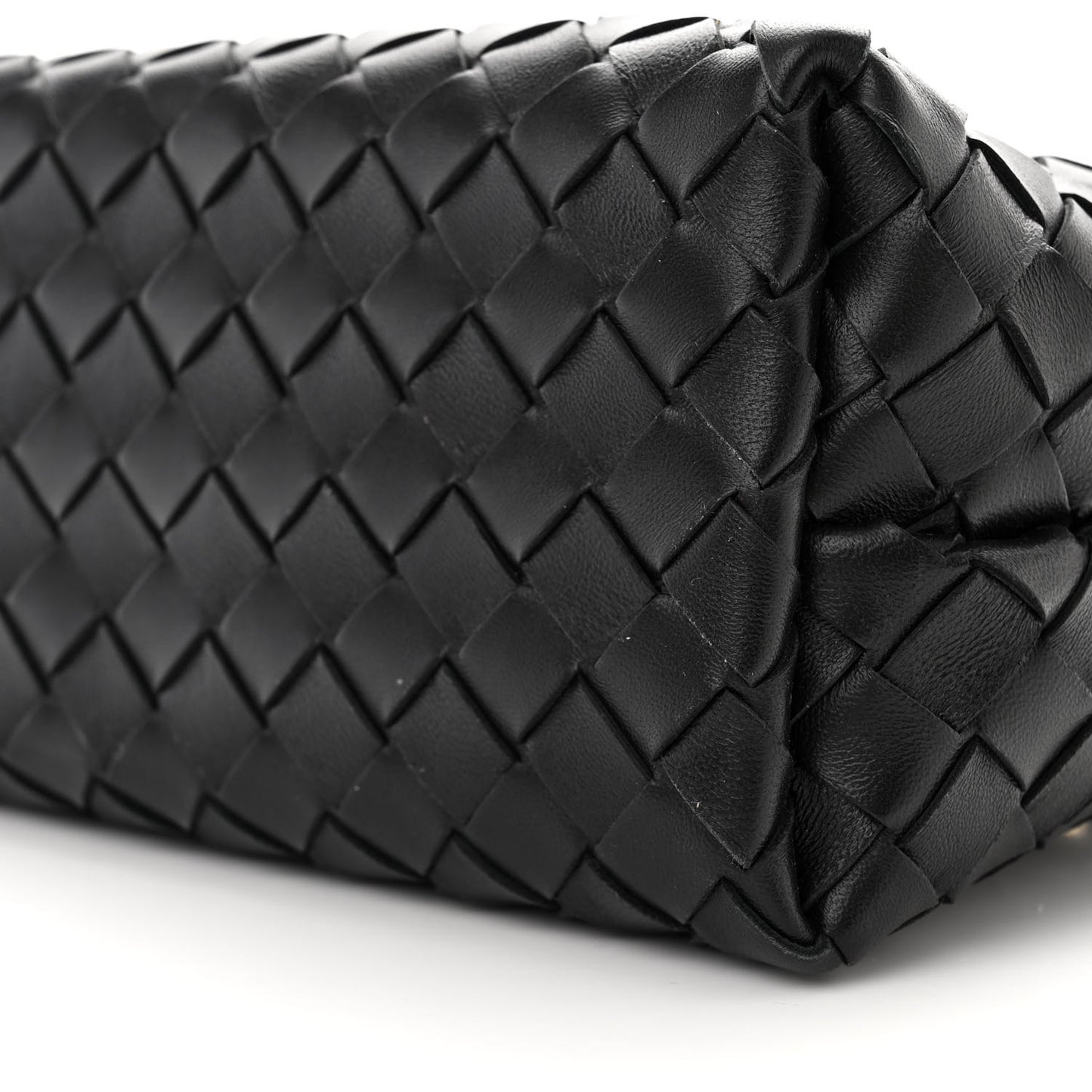 Nappa Intrecciato Small Andiamo Shoulder Bag Black