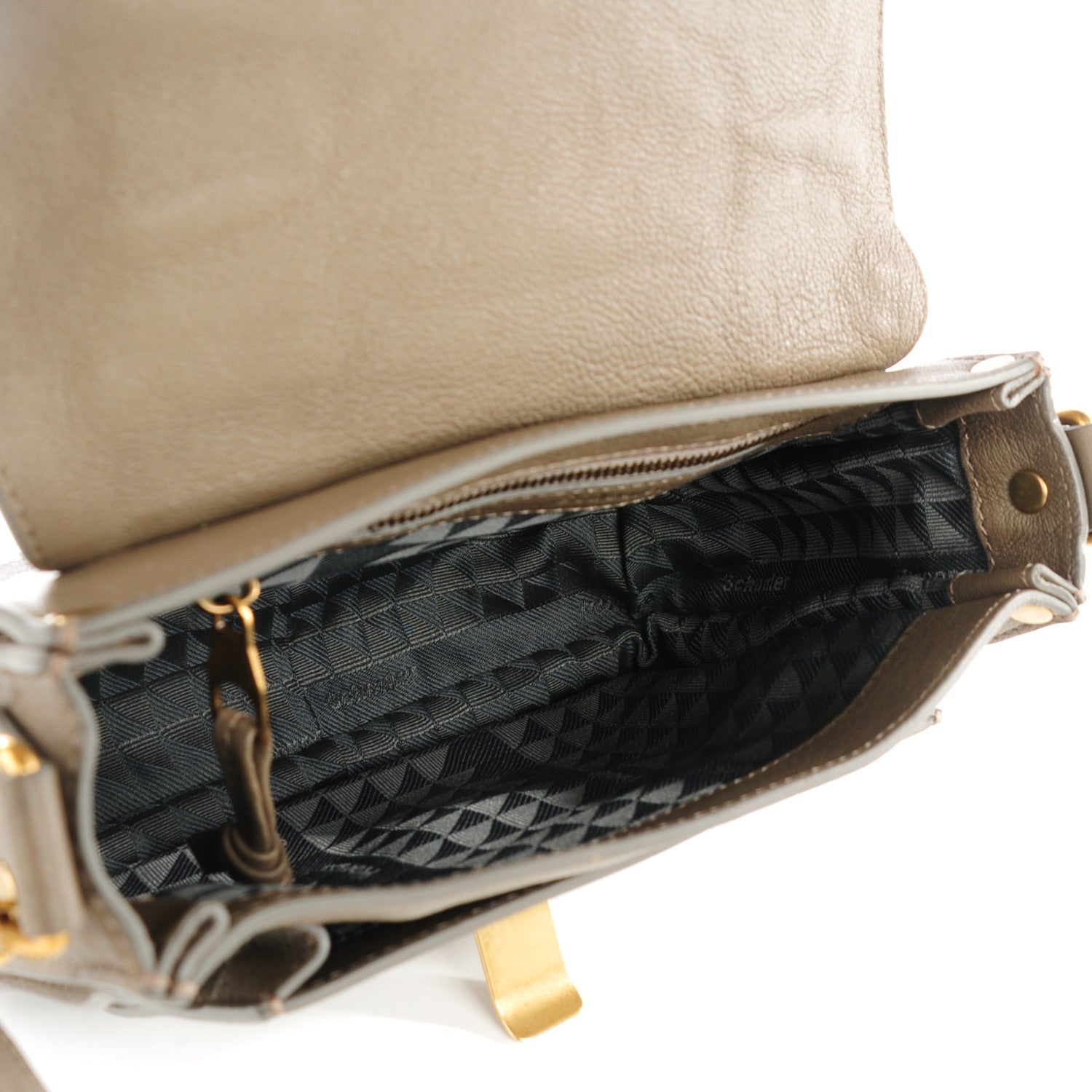 Proenza Schouler Lambskin PS1 Pouch Messenger Smoke 7 of 7
