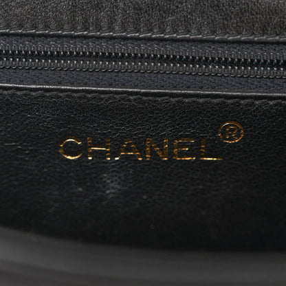 Chanel Lambskin Quilted CC Small Single Flap Black 6 of 10