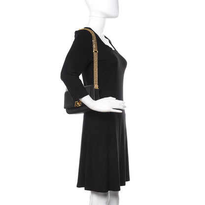 Valentino Garavani Vitello Multichain Shoulder Bag Black 2 of 11