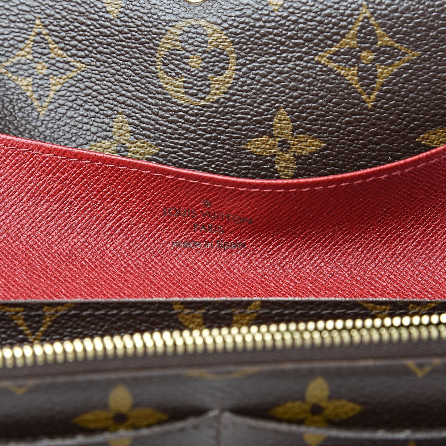 Monogram Emilie Wallet Fuchsia