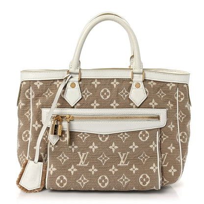 Louis Vuitton Monogram Sabbia Cabas MM White 1 of 8