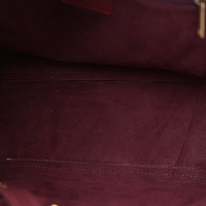 Chanel Caviar Small Studded Deauville Tote Burgundy 5 of 16