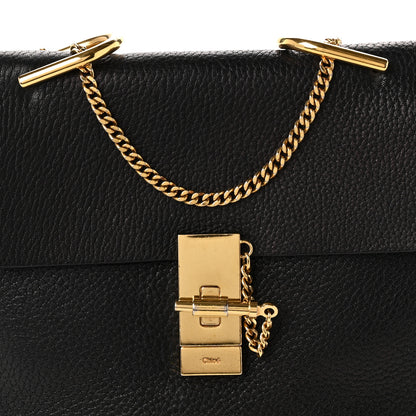 Chloe Grained Lambskin Drew Shoulder Bag Black 7 of 10