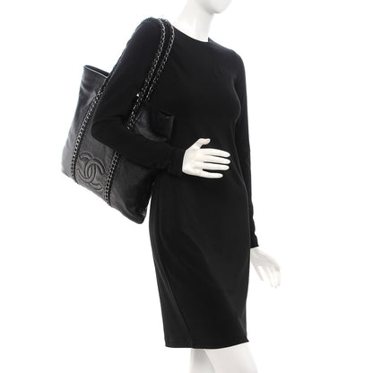 Chanel Deerskin Luxe Ligne Tote Black 2 of 7