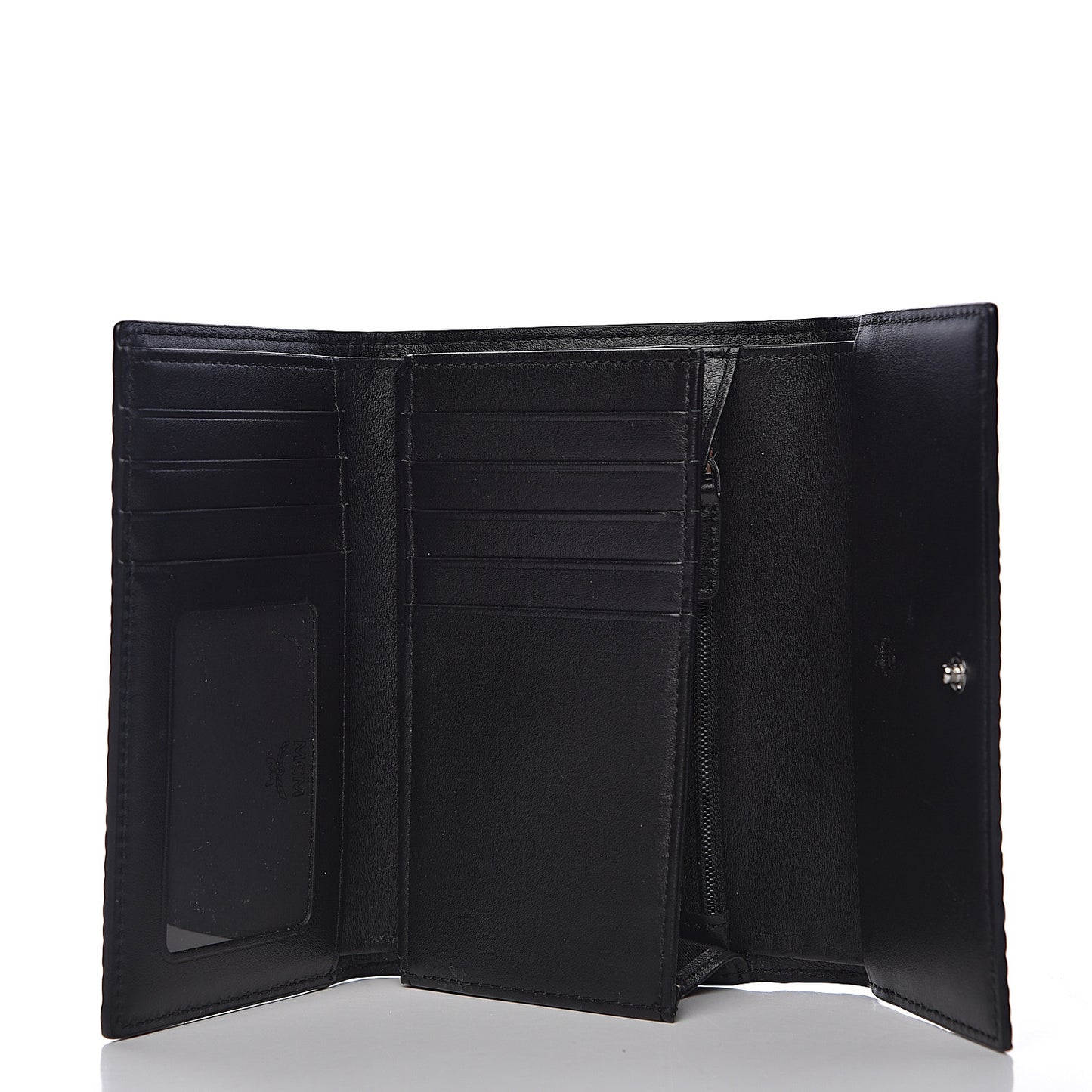 Visetos Three-Fold Flap Wallet Black