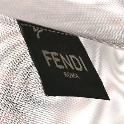 Fendi Mesh Vitello Century Cuoio FF 1974 Medium Runaway Shopper Tote Marrone Black Ebano 7 of 12