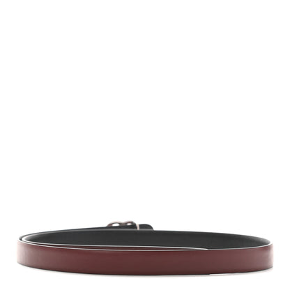 Chanel Calfskin CC Reversible Belt 75 Black Burgundy 2 of 6