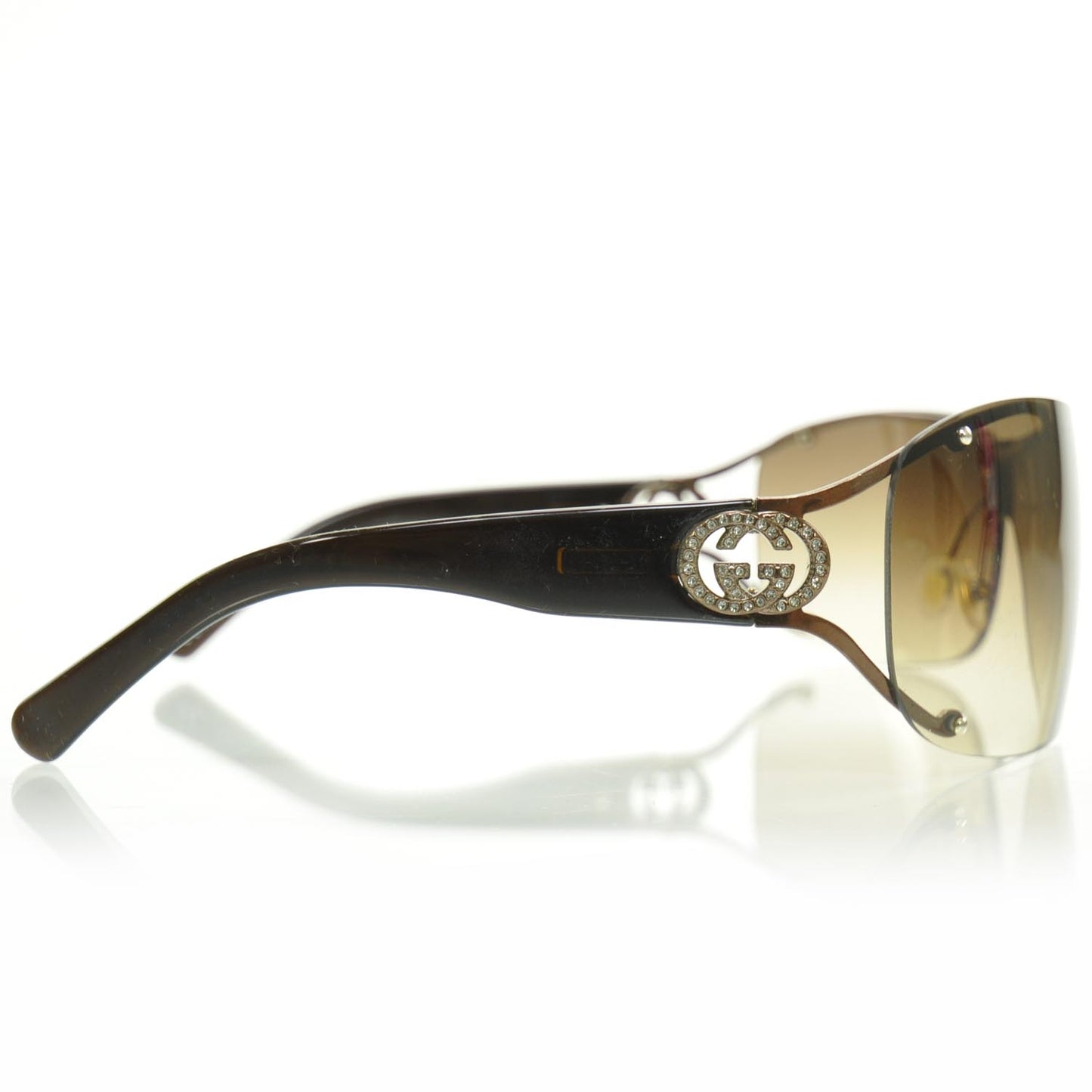 Crystal GG Sunglasses 2807S Brown