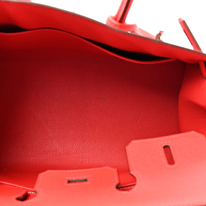 Hermes Epsom Birkin Sellier 25 Rouge De Coeur 5 of 16