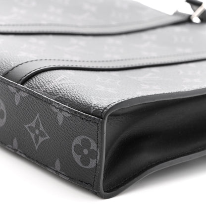 Louis Vuitton Monogram Eclipse Sac Plat Cross 9 of 9