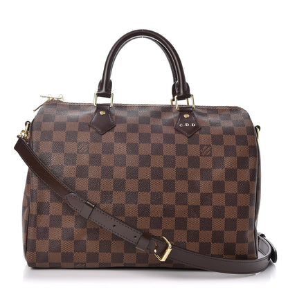 Louis Vuitton Damier Ebene Speedy Bandouliere 30 1 of 9
